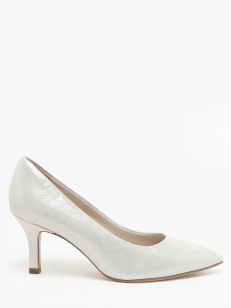 Pumps In Leather Tamaris Silver women 41