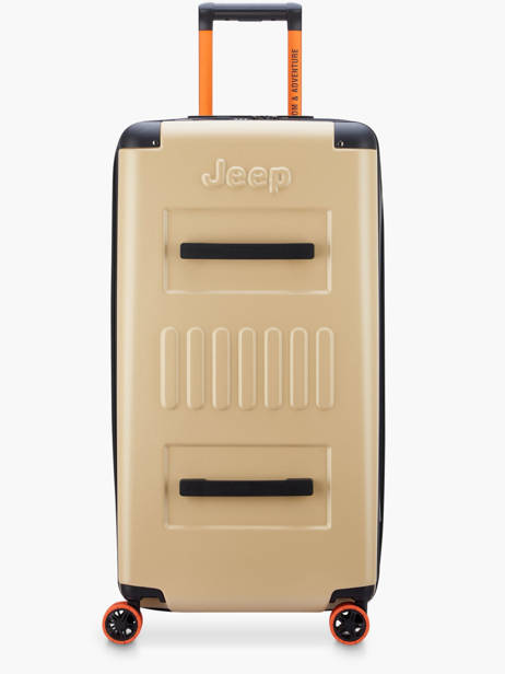 Valise Rigide Extensible Jeep Delsey Beige jeep 828