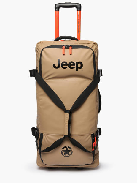 Travel Bag On Wheels Jeep Delsey Beige jeep 240