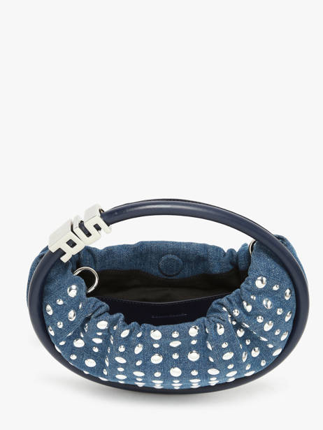 Mini Domino Bag Denim And Studs Sonia rykiel Blue domino SA15CO66 other view 3