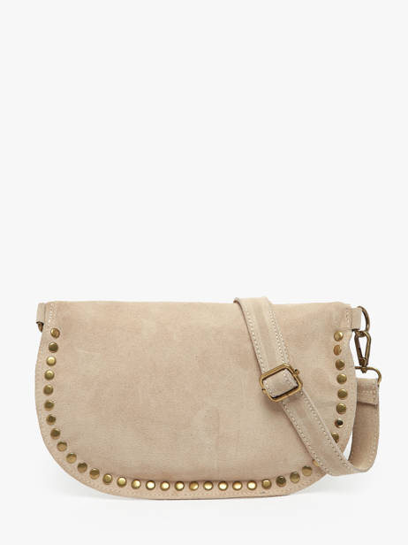 Sac Banane Milano Beige velvet VE24112 vue secondaire 4