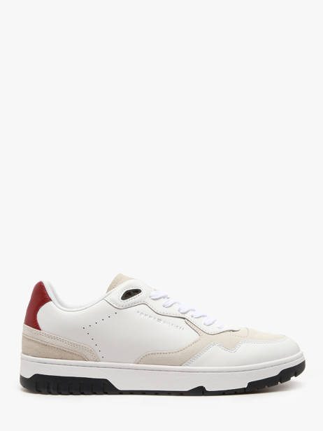 Sneakers In Leather Tommy hilfiger White men 5490YBS