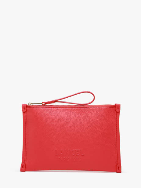 Pochette Zippée Jour Cuir Lancel Rouge jour A13174