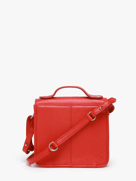 Sac Bandoulière Mon Amour Cuir Paul marius Rouge mon amour GEORXAMO vue secondaire 3