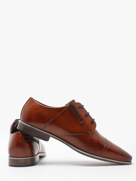 Chaussures De Ville En Cuir Bugatti Marron men 31196010 vue secondaire 2