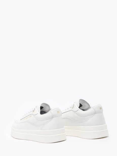 Sneakers En Cuir Tommy hilfiger Blanc women 8800YBS vue secondaire 2