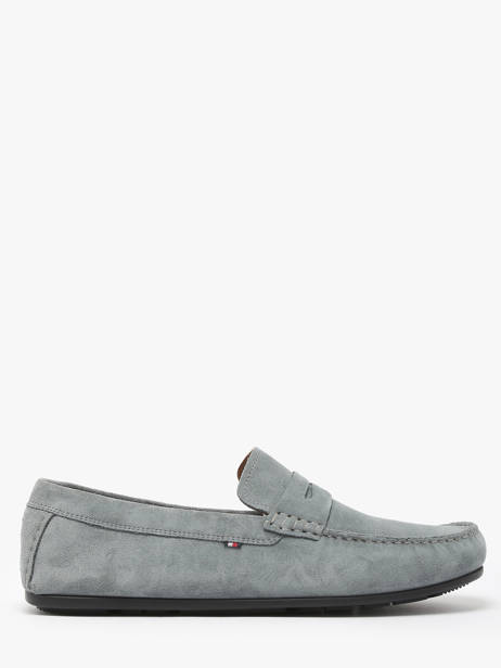 Moccasins In Leather Tommy hilfiger Gray men 4998PN6