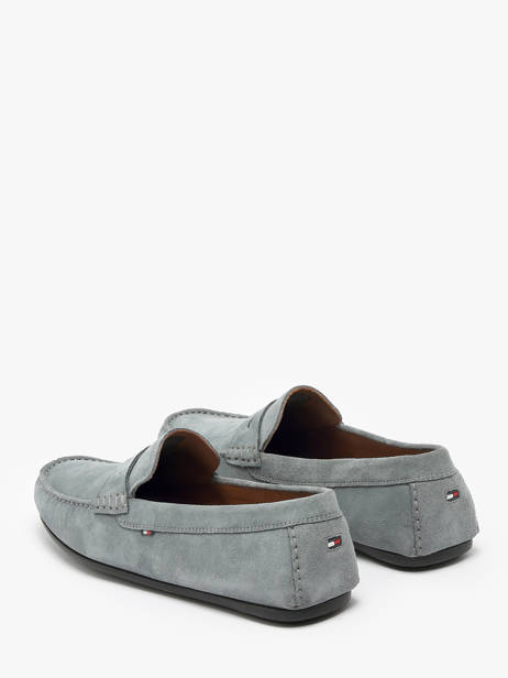 Moccasins In Leather Tommy hilfiger Gray men 4998PN6 other view 3