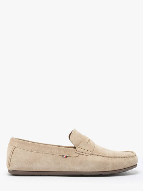 Mocassins En Cuir Tommy hilfiger Beige men 49980F7