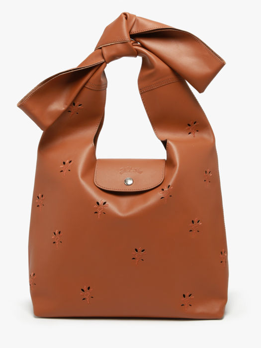 Longchamp Le pliage broderie anglaise Besaces Marron