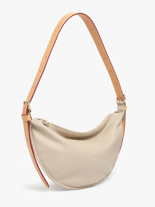 Longchamp Half bag Sacs porté travers Beige