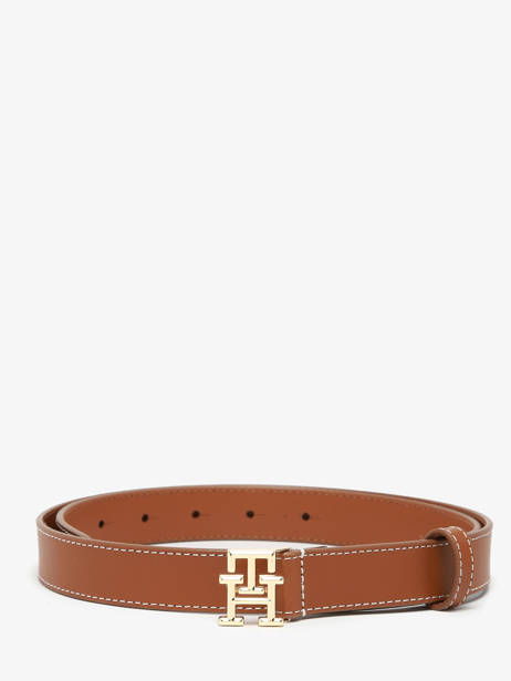 Ceinture Tommy hilfiger Marron logo AW17248