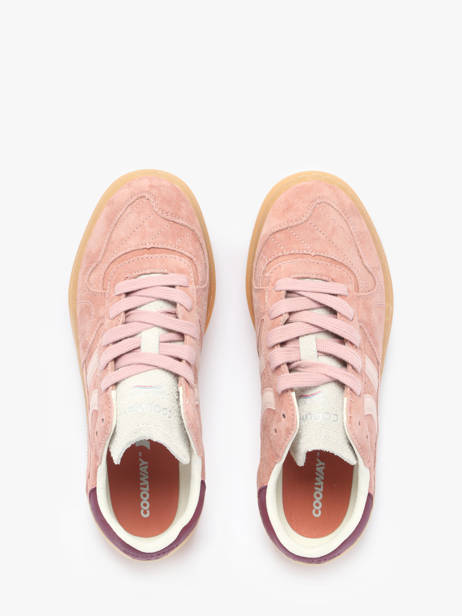 Sneakers En Cuir Coolway Rose women 7603184 vue secondaire 3