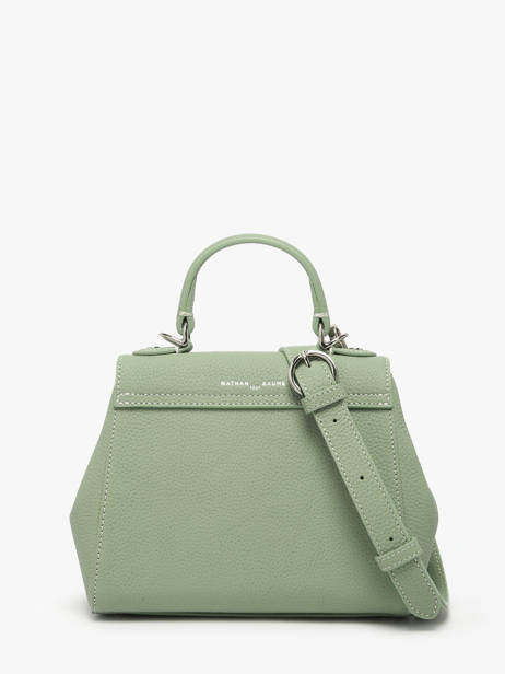 Leather Yumi Top Handle Bag Nathan baume Green ginkgo 4 other view 4