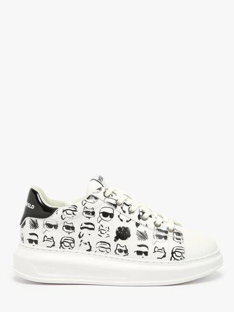 Sneakers En Cuir Karl lagerfeld Blanc women KL62512T