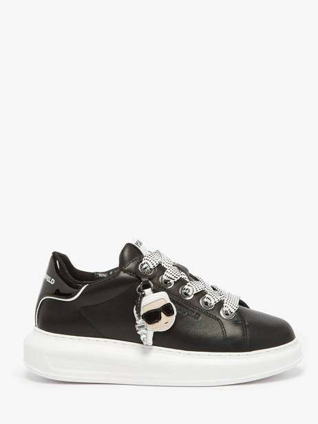 Sneakers En Cuir Karl lagerfeld Noir women KL62576T