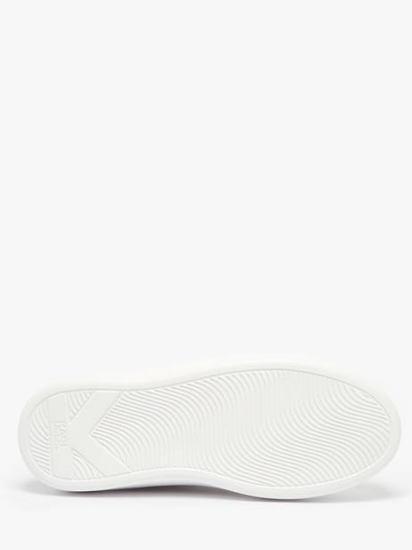 Sneakers En Cuir Karl lagerfeld Blanc women KL62511A vue secondaire 4