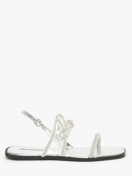 Sandals Karl lagerfeld Silver women KL87425