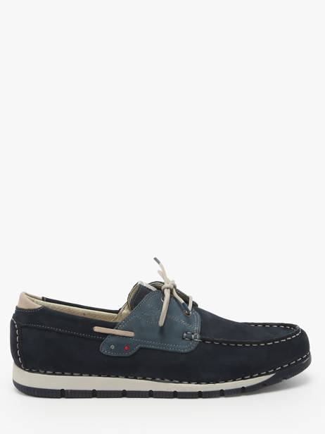 Chaussures De Ville En Cuir Fluchos Bleu men F1449