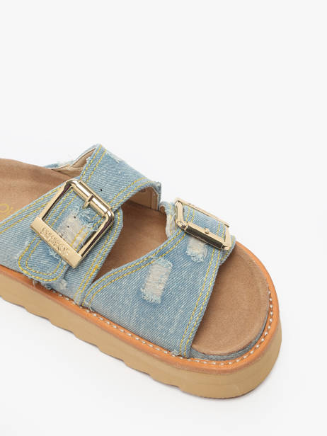 Mules Denim Pocket Sandal Colors of california Bleu women HCSTOR60 vue secondaire 2