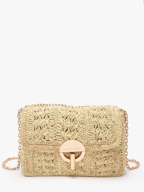 Raffia Moyen Moon Crossbody Bag Vanessa bruno Gold moon raphia 91V40533