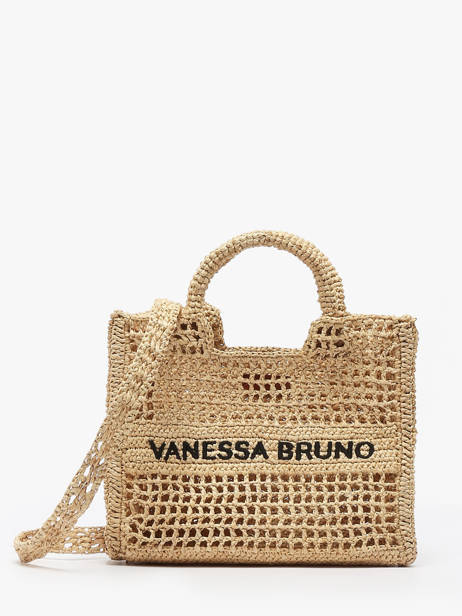 Small Raffia Tote Bag Vanessa bruno Beige cabas raphia 60V40884