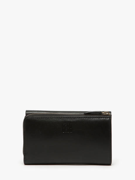 Portefeuille Cuir Biba Noir wallet VET1L vue secondaire 3