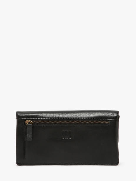 Wallet Leather Biba Black wallet VET2L other view 2