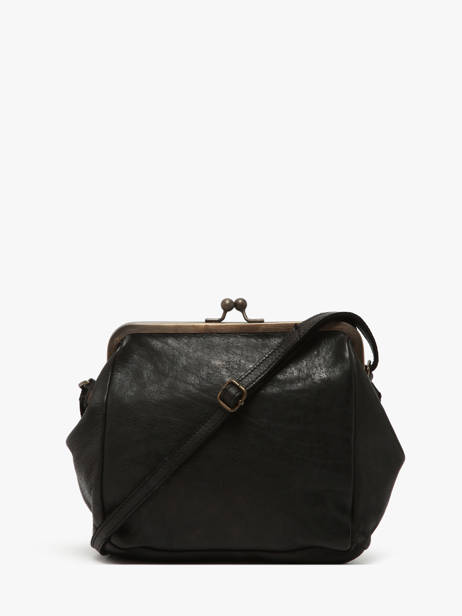 Sac Bandoulière Heritage Cuir Biba Noir heritage KA21 vue secondaire 4