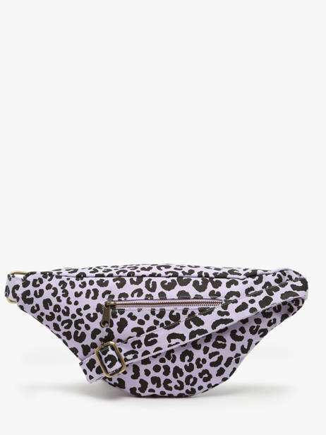 Sac Banane Hindbag Violet leopard LE vue secondaire 4