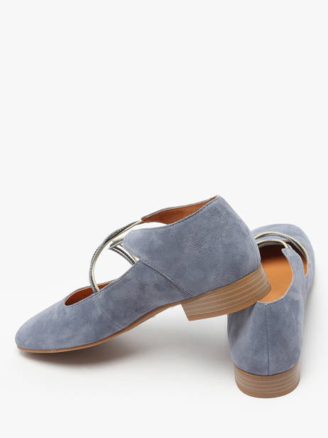 Ballerines Anima En Cuir Mam'zelle Bleu women CSGAN25 vue secondaire 3