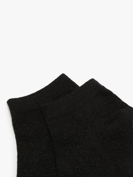 Chaussettes Pieces Noir socks women 17120149 vue secondaire 1