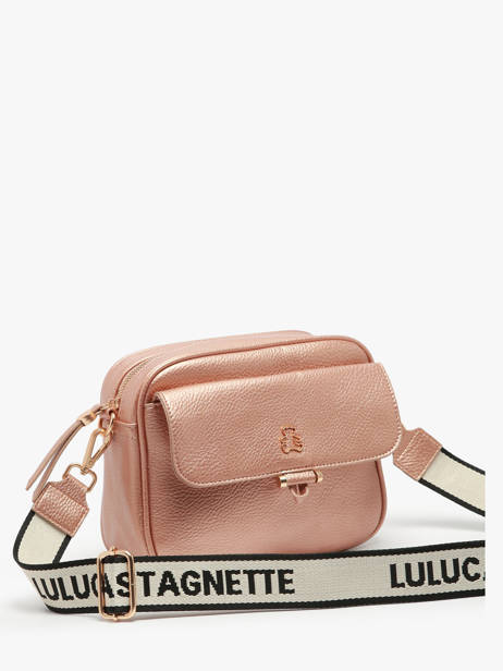 Sac Bandoulière City Lulu castagnette Rose city VANESSA vue secondaire 1