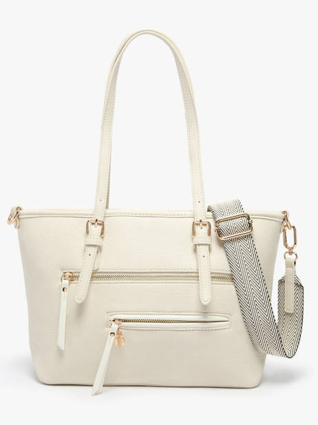 Sac Porté épaule Zip Lulu castagnette Beige zip WILFRIED vue secondaire 3