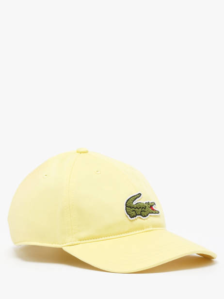 Cap Lacoste Yellow accessoires RK318600 other view 1