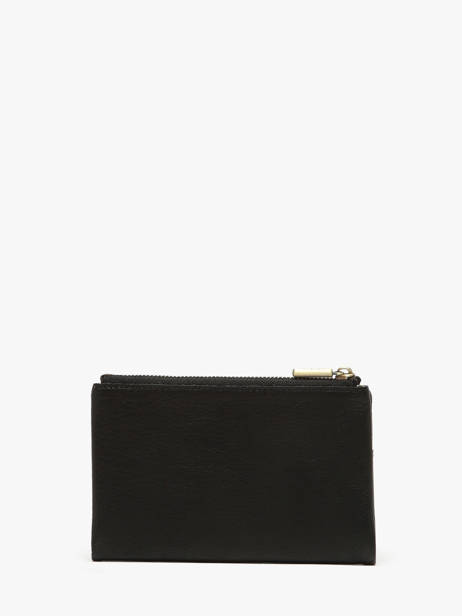 Portefeuille Cuir Mila louise Noir vintage 3760CX vue secondaire 2
