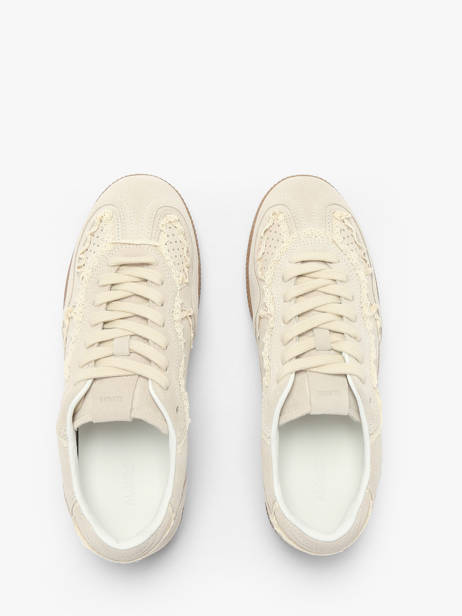 Sneakers Tb.490 Crochet En Cuir Alohas Beige women 10082301 vue secondaire 4