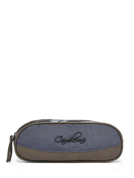 Trousse 2 Compartiments Cameleon Gris vintage urban PBVBTROU vue secondaire 3