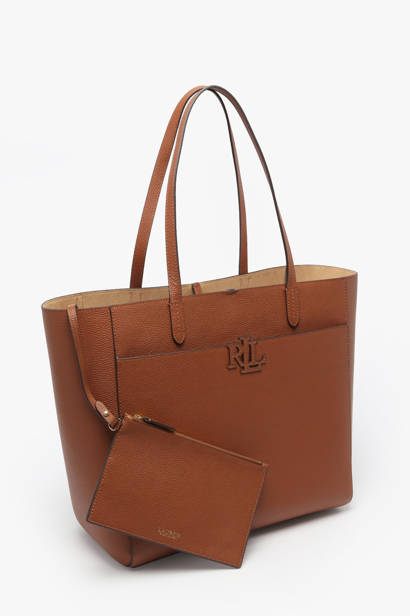 Sac Porté épaule Cameryn Cuir Lauren ralph lauren Marron cameryn 31960183 vue secondaire 2