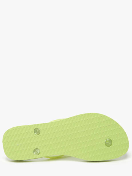 Tongs Slim Havaianas Vert women 4000030F vue secondaire 4