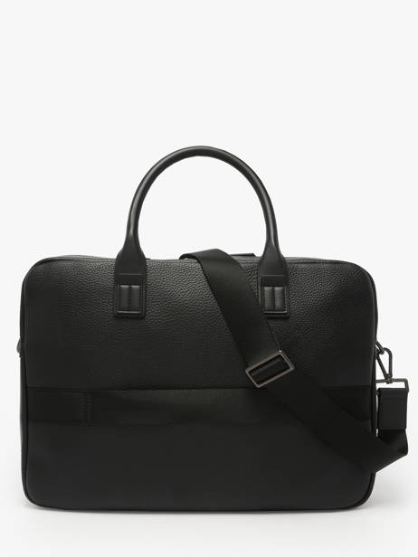 Porte Documents (main) Tommy hilfiger Noir monogram AM13209 vue secondaire 4