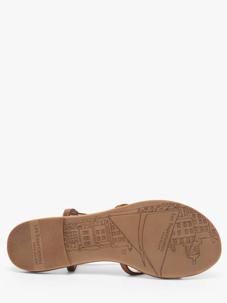 Nu-pieds Monagum En Cuir Les tropeziennes Marron women MONAGUM vue secondaire 4