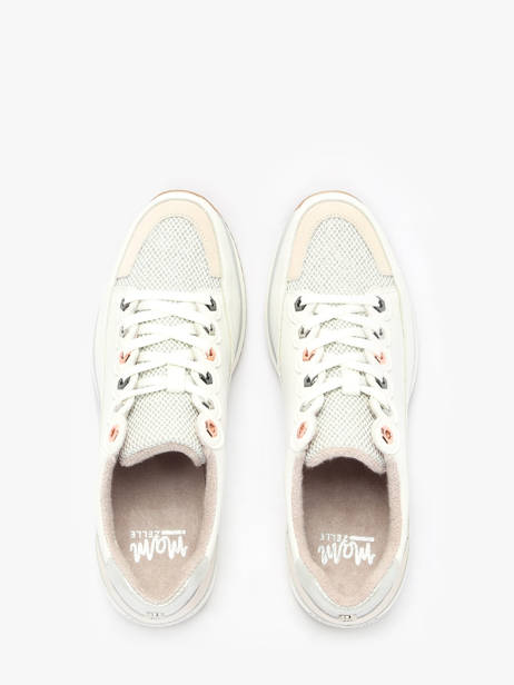 Sneakers Viroum En Cuir Mam'zelle Blanc women CSIJK67 vue secondaire 4