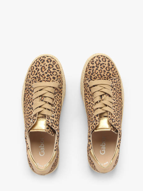 Sneakers En Cuir Gabor Marron women 32 vue secondaire 4
