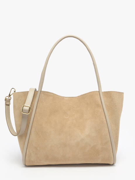 Sac Bandoulière Velvet Caviar Cuir Milano Beige velvet caviar VC24021