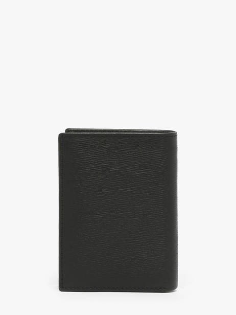 Portefeuille Porte-monnaie Cuir Hugo boss Noir iconic HLG421A vue secondaire 2