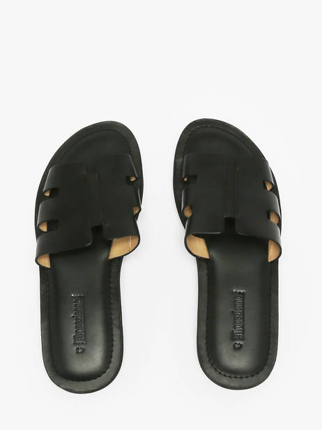 Mules Emia En Cuir Les tropeziennes Noir men EMIA vue secondaire 3