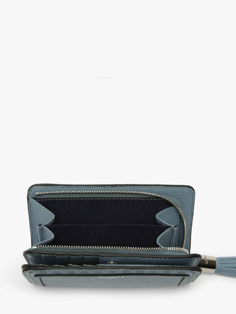 Portefeuille Compact Premier Flirt Cuir Lancel Bleu premier flirt A11136 vue secondaire 2