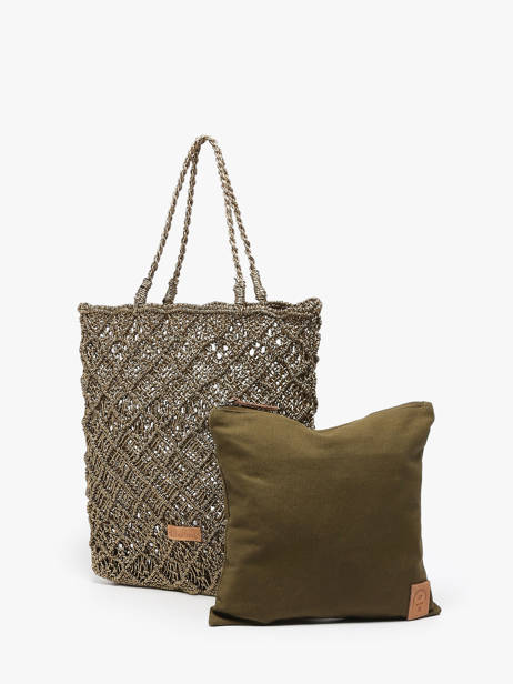 Sac Porté épaule Natural Biba Vert natural MSN1B vue secondaire 2