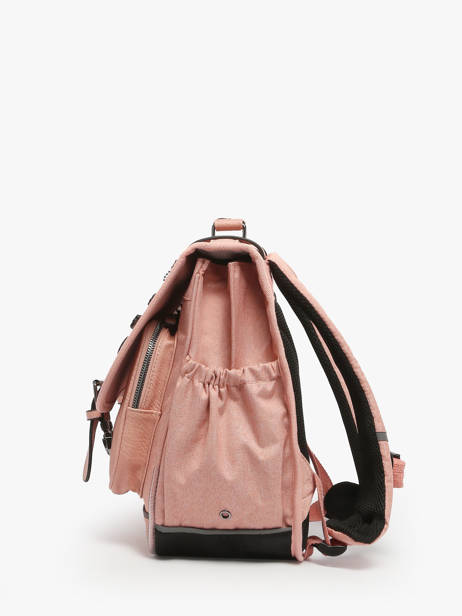 Cartable 2 Compartiments Cameleon Rose vintage color CA38 vue secondaire 2